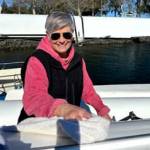 Photo courtesy of Sequim Bay Yacht Club| Carolyn DeSalvo is one of Sequim Bay Yacht Clubs rowing co-captains. SBYC rowing classes will begin in May.