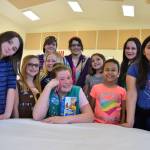 Sequim Gazette file photo by Matthew Nash 
In 2018, Skylar Krzyworz, then 11, is congratulated by fellow members of Troop 45181 for selling the most boxes of Girl Scout cookies in Western Washington with nearly 4,000 sold. She went on to sell 25,000 boxes total as a Girl Scout in Sequim.