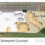 Photo courtesy Sequim Youth Skate Park Foundation/ Mark Simpson worked for years to raise funds to remodel and expand the Sequim Skate Park. He died in April 2024, and on March 10 Sequim City Councilors agreed to rename the current park after him. His family and friends are considering next steps for a commemorative plaque or sign. In 2017, estimates to remodel the park with this design were $700,000-$1 million.