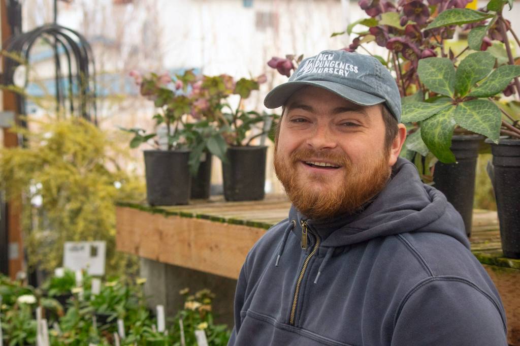 Sequim Gazette photo by Emily Matthiessen/ Stew Cockburn shares his fathers passion for plants and landscaping.