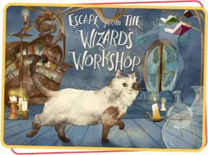 Escape from the Wizards Workshop, a free program for kids ages 5-8 and their families, will take place from 5-6 p.m. Friday, March 21, at the Sequim Librarys temporary location, 609 W. Washington St.