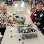 Photo courtesy of the North Olympic Library System| Childrens imaginations come to life through the Sequim Librarys Spring Break Build It! with LEGO free event.