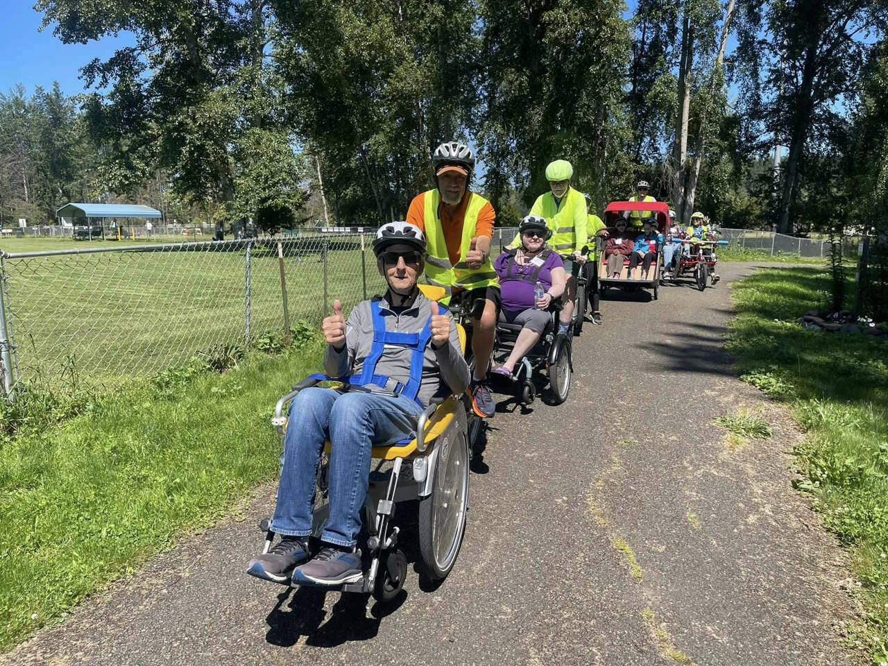 Photo courtesy of Sequim Wheelers| The nonprofit organization Sequim Wheelers will hold an open house Saturday on the parking lot of the Dungeness River Nature Center to answer questions about volunteering.
