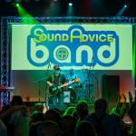 Sequim Gazette photo by Emily Matthiessen
The band Sound Advice, from left, Dawn Martin, Scott Bradley, Russ Lowry and Mark Parris, gets the crowd moving at Sequims Seven Cedars on a Saturday night.