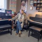 Sequim Gazette photo by Emily Matthiessen
Dawn Martin, a lifetime musician courtesy of her father W.L. Martin, teaches piano, accompanies high school choralists, mentors other musicians and performs in several local bands while living a life of joy.
Sequim Gazette photo by Emily Matthiessen/ Dawn Martin, a lifetime musician courtesy of her father W.L. Martin, teaches piano, accompanies high school choralists, mentors other musicians and performs in several local bands while living a life of joy.