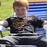 Photo courtesy of Clallam County Sheriffs Office/ Mason Combs, 10, was last seen in the afternoon of April 15 near Blue Mountain Roads woods. He stands about 43 with red hair and was last seen wearing a black pizza shirt and grey pants seen in the provided photo. With information on his whereabouts, call 9-1-1.