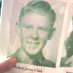 Sequim Gazette photo by Matthew Nash/ Robert Bob Clark pictured in the yearbook from Sequim High Schools class of 1947.