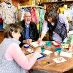 Photo courtesy of Renne Emiko Brock| First Friday Art Walk Sequim participants can enjoy a hands-on experience at Pondicherri, 121 E. Washington St.