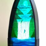 Works by layered glass artist Deborah Harrison can be seen at Blue Whole Gallery, 129 W. Washington St.