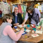 Photo courtesy of Renne Emiko Brock| First Friday Art Walk Sequim participants can enjoy a hands-on experience at Pondicherri, 121 E. Washington St.