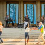 Sequim Gazette photo by Emily Matthiessen/ Black Diamond Junction played Sat. evening at the family dance in Carrie Blake Park.