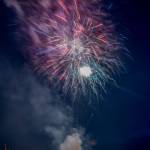Sequim Gazette photo by Emily Matthiessen/ Friday evening, the Logging Show hosted a fireworks display in Sequim.