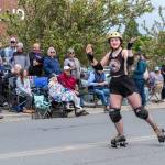 Sequim Gazette photo by Emily Matthiessen/ Port Scandalous Roller Derby League turned out for Sequims Irrigation Festival Parade.