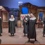 Natalie Wilson as Sister Robert Anne takes center stage, singing in OTAs upcoming production of Nunsense while, from left, Nicole Mischke as Sister Mary Lee, Joodie Klinke as Sister Mary Hubert, Cathy Dodd as Sister Mary Regina and Natalie Wilson as Sister Robert Anne back her up in this musical comedy directed and musically directed by Morgan Bartholick and choreographed by Jennifer Saul.