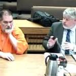 Clallam County Superior Court Screenshot
Dale Allen Jaff, 57, of Port Hadlock sits for his arraignment hearing on May 16 in Clallam County Superior Court. His appointed defense attorney Alex Stalker pleaded not guilty for Jaff to felony charges for robbing Sequims Kitsap Bank on April 9.