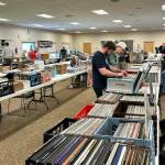 Sequim Gazette file photo by Matthew Nash/ The Sequim Record Show, pictured in 2024, returns to the Guy Cole Event Center from 9 a.m.-5 p.m. Saturday, June 7. Admission is free with thousands of records, CDs, tapes and more available for sale.