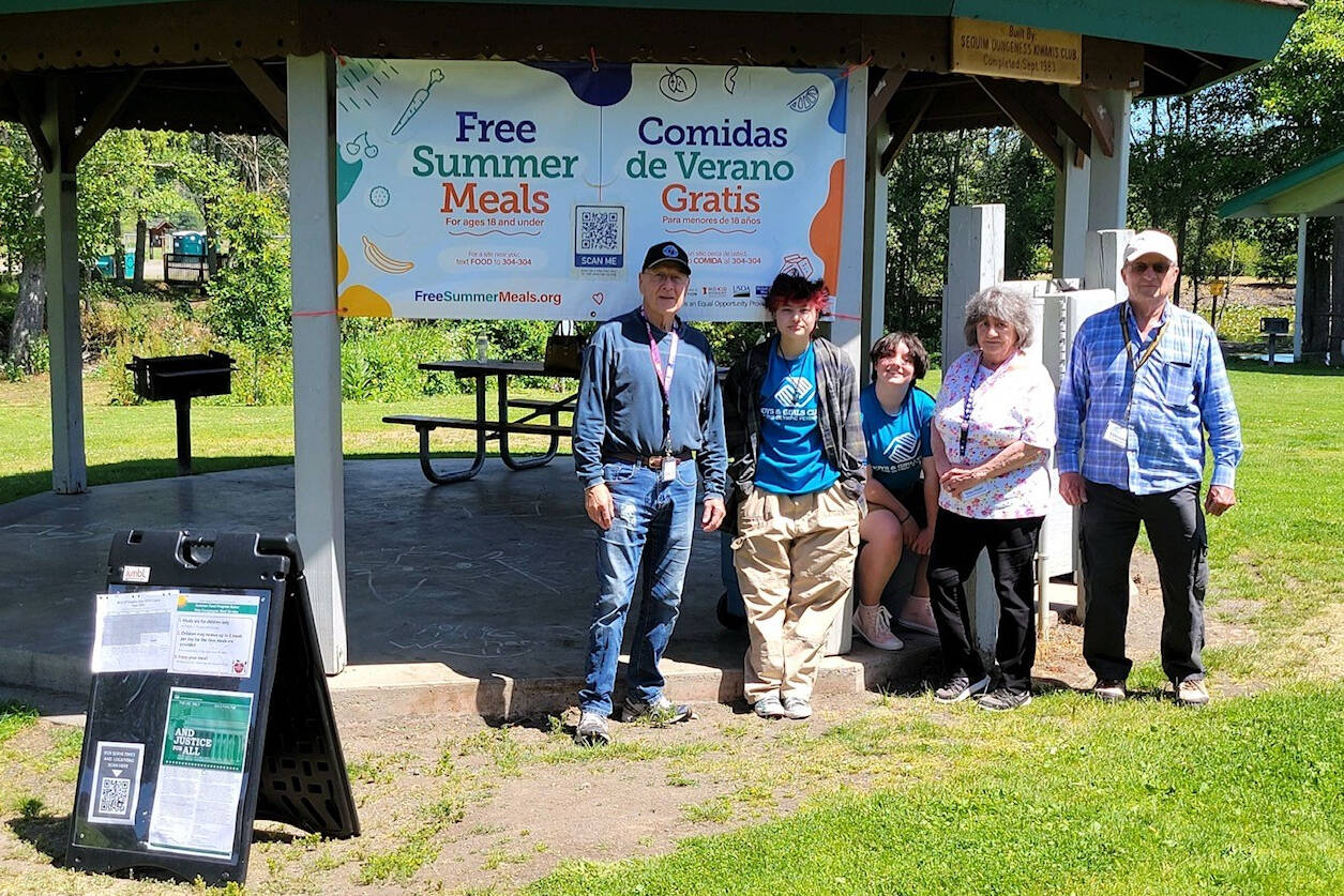 Photo courtesy Boys & Girls Clubs of the Olympic Peninsula 
Carrie Blake Community Park, pictured last summer, returns as a Summer Meal Program destination through the Boys & Girls Clubs of the Olympic Peninsula and the Department of Agriculture. Meals are offered to children ages 1-18 from noon-12:30 p.m. in the park on weekdays, except July 4, through Aug. 27.