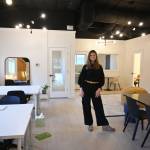 Michael Dashiell/Sequim Gazette
Megan Borman stands inside Locally Known Cowork, a new shared office space in the heart of downtown Sequim. The business celebrates its opening with a launch party and ribbon cutting from 5-7 p.m. on Thursday, Dec. 1.