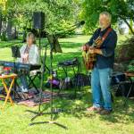 Sequim Gazette photo by Emily Matthiessen/ Dawn and Steve perform at the Sequim Valley Lions Club annual Crab Feed fundraiser.