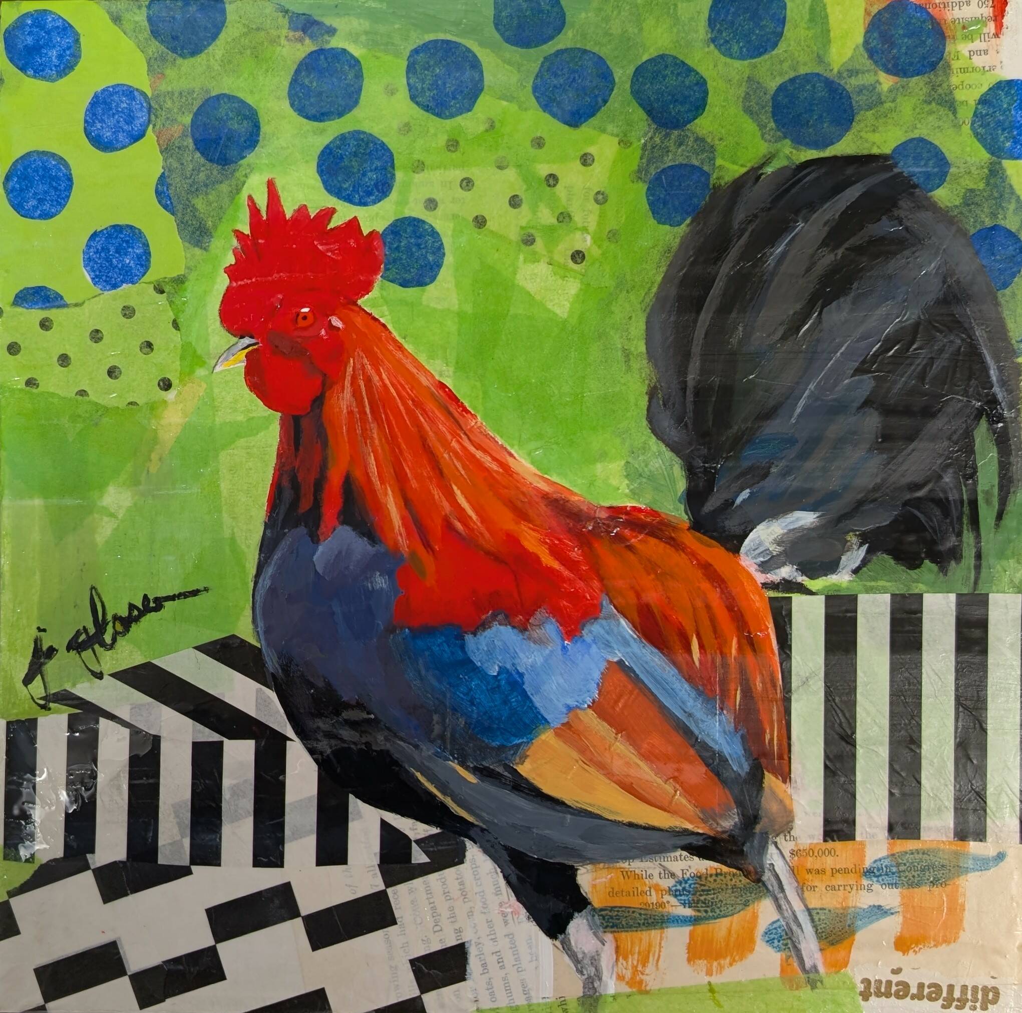 Kauai Rooster by Jean Glaser