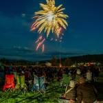 Sequim Gazette photo by Emily Matthiessen/ Independence Day celebrations in Sequim close out with the fireworks show.