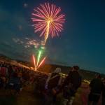 Sequim Gazette photo by Emily Matthiessen/ Independence Day celebrations in Sequim close out with the fireworks show.