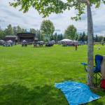 Sequim Gazette photo by Emily Matthiessen/ In Sequim on Friday the weather was mild and breezy during the Independence Day celebration at Carrie Blake Community Park.