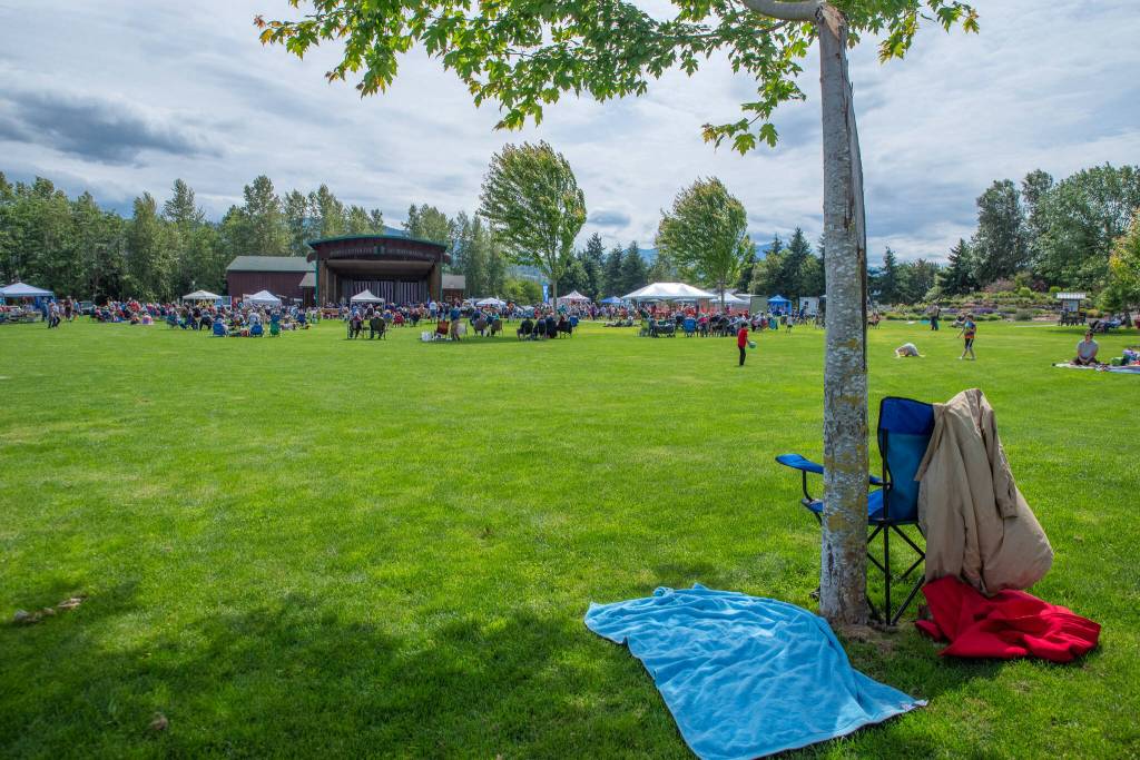 Sequim Gazette photo by Emily Matthiessen/ In Sequim on Friday the weather was mild and breezy during the Independence Day celebration at Carrie Blake Community Park.