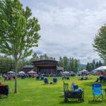 Sequim Gazette photo by Emily Matthiessen/ In Sequim on Friday the weather was mild and breezy during the Independence Day celebration at Carrie Blake Community Park.