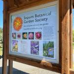Photo courtesy of Sequim Botanical Garden Society/ Another change at the terrace garden is an upgrade to the informational kiosk at the gardens entrance. It now showcases many of the photos taken by Leslie Wright, the Sequim Botanical Garden Societys photographer.