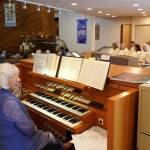 Photo courtesy of Faith Lutheran Church/ Pat Marcy, music director at Faith Lutheran Church in Sequim, plans to retire this month after 50 years. Janice Moored, Marcys substitute organist for about 20 years, said shes been very faithful to her position, and very professional.