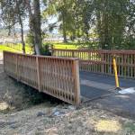 This bridge along the Olympic Discovery Trail will be replaced once the City of Sequim receives a permit from the Department of Fish and Wildlife, city staff report.
