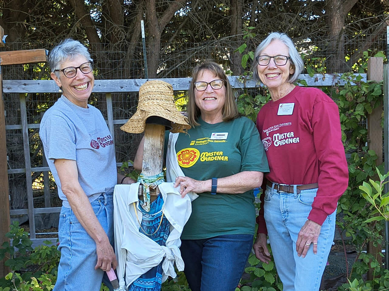 Photo by Lou Kalmar
Master Gardeners (from left) Jeanette Stehr-Green, Susan Kalmar and Judy English will present All About Container Gardening at 10:30 a.m. Saturday, Aug. 16 at the Woodcock Demonstration Garden, 2711 Woodcock Road.