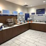 Photo courtesy Wirta Hospitality Worldwide/ A new breakfast area was added during the remodel of the Holiday Inn Express & Suites.