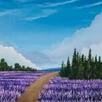 Purple Fields by Shayna Robnett.