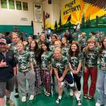 Photo courtesy Story Snow
Story Snow, on far right, was one of more than a dozen girl wrestlers at a Kaizen Intensive wrestling camp in Idaho this June. Snow said she found support from her peers at the camp.