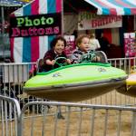 Sequim Gazette photos by Jacques Star 
Cevon Singleton, left, and Nolan Singleton enjoy a ride at the Clallam County Fair.