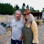 Sequim Gazette photo by Jacques Star
Bird lovers Bert Corales and Candace Fagerhaugh retired to Sequim in 2019, moving from Northern California.