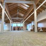 Patrons of the Sequim Library will be able to see through the main collection room once windows are installed on the east end.