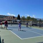 Photo courtesy of Sequim Picklers Club
A weeklong pickleball camp for kids, held in August, was a collaboration between the Sequim Picklers Club and the Sequim branch of the Olympic Peninsula YMCA.