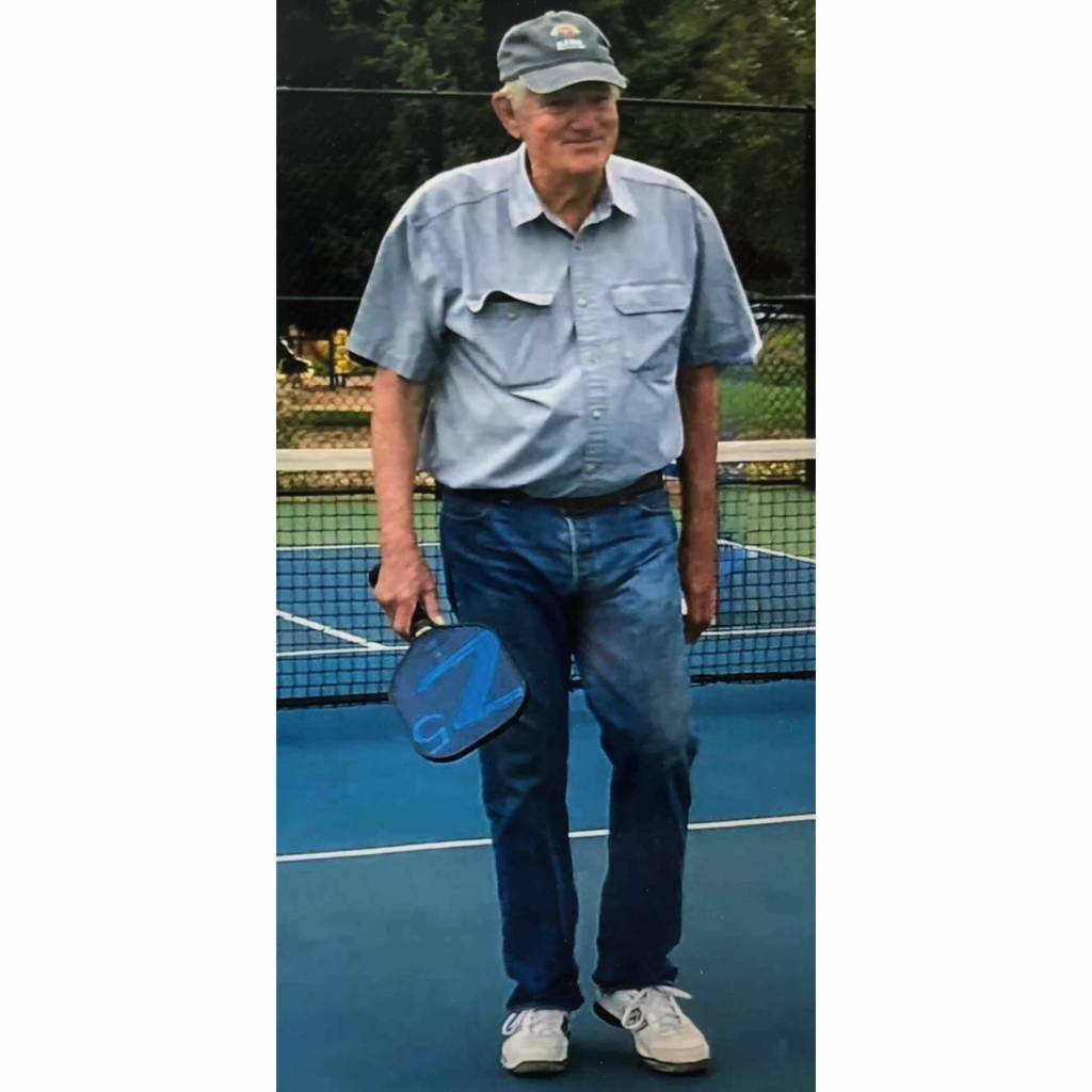 Photo courtesy of Susan Lewis/ Bill Taylor, 84, hasnt let open-heart surgery keep him off the pickleball courts.
