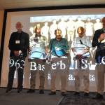 Sequim Gazette photo by Matthew Nash/ Some of the members of Sequim High Schools 1963 basketball team gather on stage to accept being inducted into Sequim High Schools Hall of Fame.