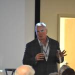 Sequim Gazette photo by Matthew Nash/ Mark Verstegen, a 2025 Sequim High School Hall of Fame inductee, speaks about the importance of growing up in Sequim and how much the community has meant to him and his values. Anyone whos ever dealt with me knows all about Sequim, he said.