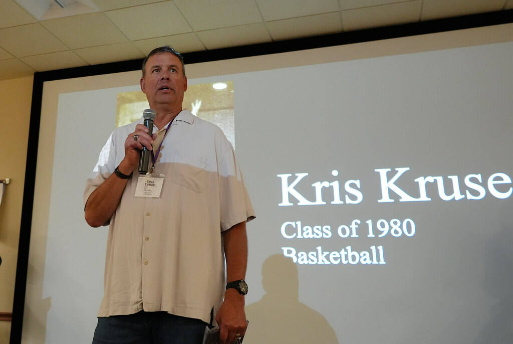 Photo by Michael Dashiell
Kris Kruse, a 2025 Sequim High School Hall of Fame inductee for basketball, said his time in Sequim was just a great ride.