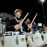 Photo by Jacques Star/ Sequim High Schools band and some middle school students played throughout the Wolves varsity 49-30 win.