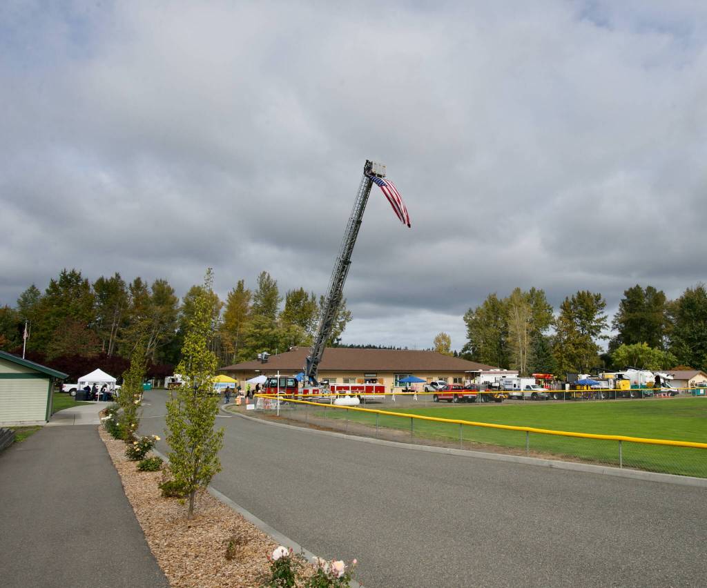 Carrie Blake Community Park hosted the free Clallam County Public Safety Fair on Oct. 4 with multiple first responder vehicles and community agencies on hand.
