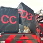 The new Clallam County Fire District 3 fire engines feature remote hard tops and lights for its hose storage areas as opposed to its older fire engines that have fitted tarps.