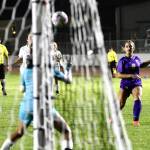 Sequim Gazette photo by Jacques Star
Sequims Ruby Moxley-Horgan takes a shot against Bremerton. She had two goals in the 7-0 win on Oct. 2.