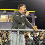 ASB adviser Sean OMera announces the royalty court for Homecoming on Oct. 3.