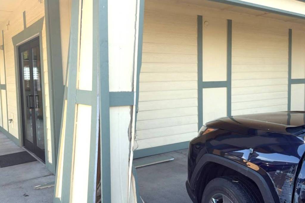 Photo courtesy Cardquest Gaming/
On Aug. 24, a car hit a beam and the wall of Cardquest Gaming leading to it to close and reopen four weeks later. Co-owner Douglas Offenheiser said the closure showed him how important the store is to the community because when they reopened, they were packed.